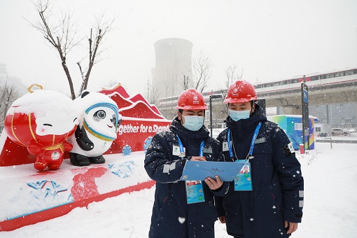 当冬奥遇见春雪 电力保障添佳话